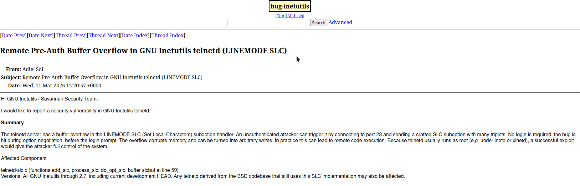 Dream Security vulnerability report